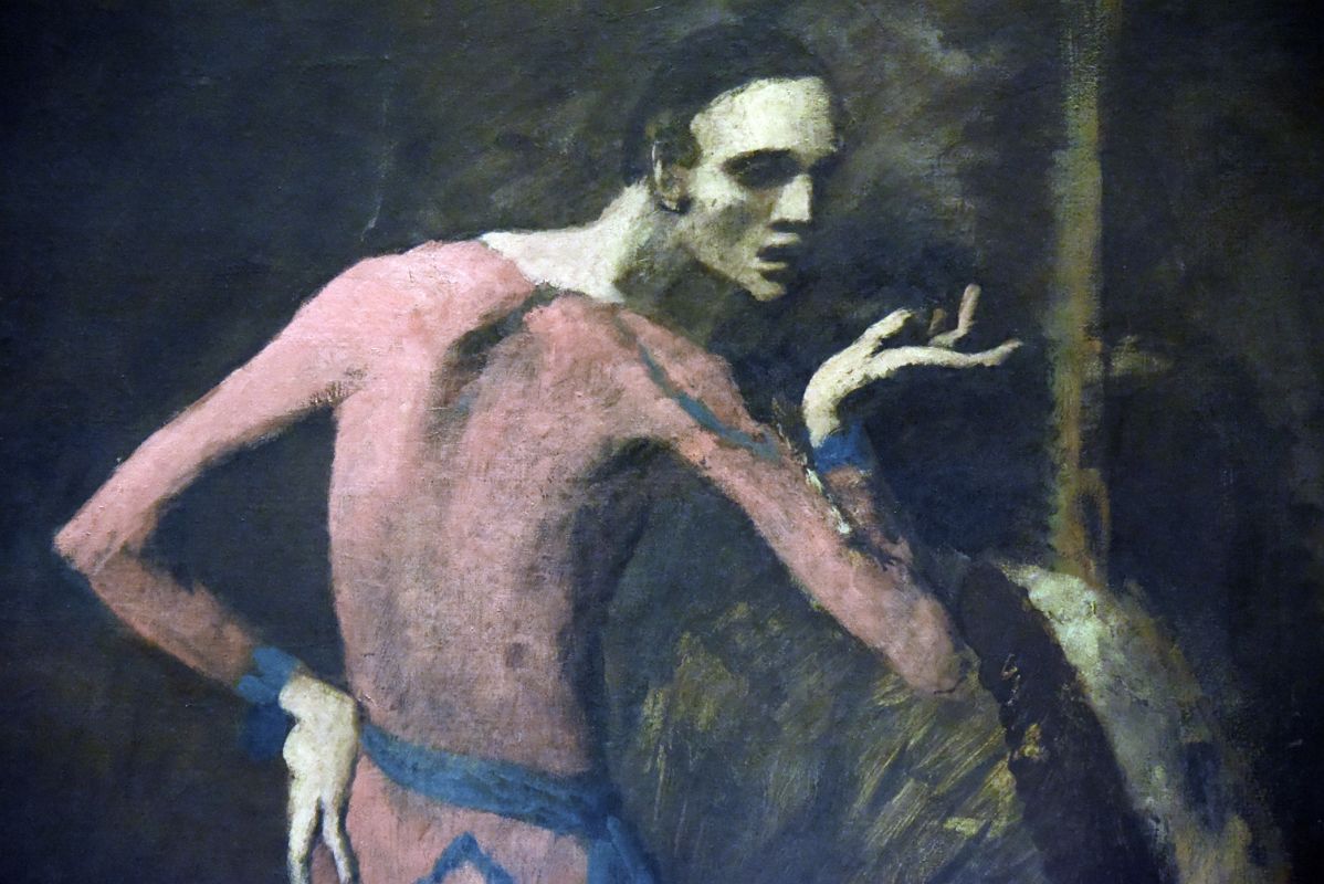 Pablo Picasso 1904-5 The Actor Close Up 1 - New York Metropolitan Museum Of Art